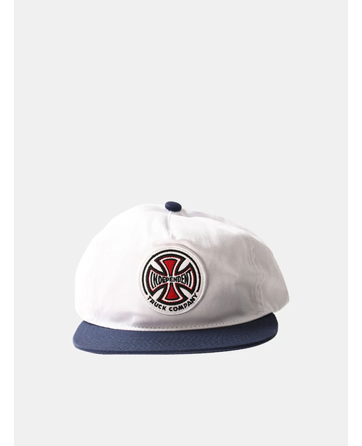 INDEPENDENT TC TWILL STRAPBACK - OFF WHITE