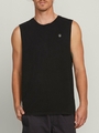 VOLCOLM SOLID MUSCLE TOP BLACK