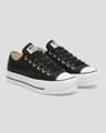 CONVERSE Converse Chuck Taylor All Star Lift Clean Leather Low Top Black