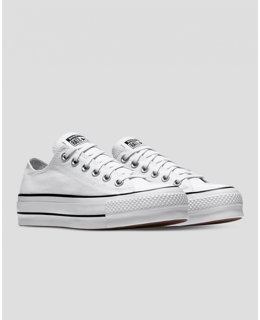 CONVERSE LOW LIFT WHITE LEATHER