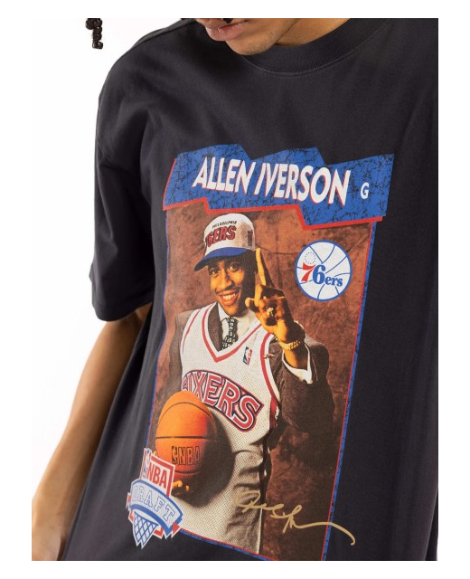 MITCHELL & NESS IVERSON SIXERS DRAFT DAY TEE
