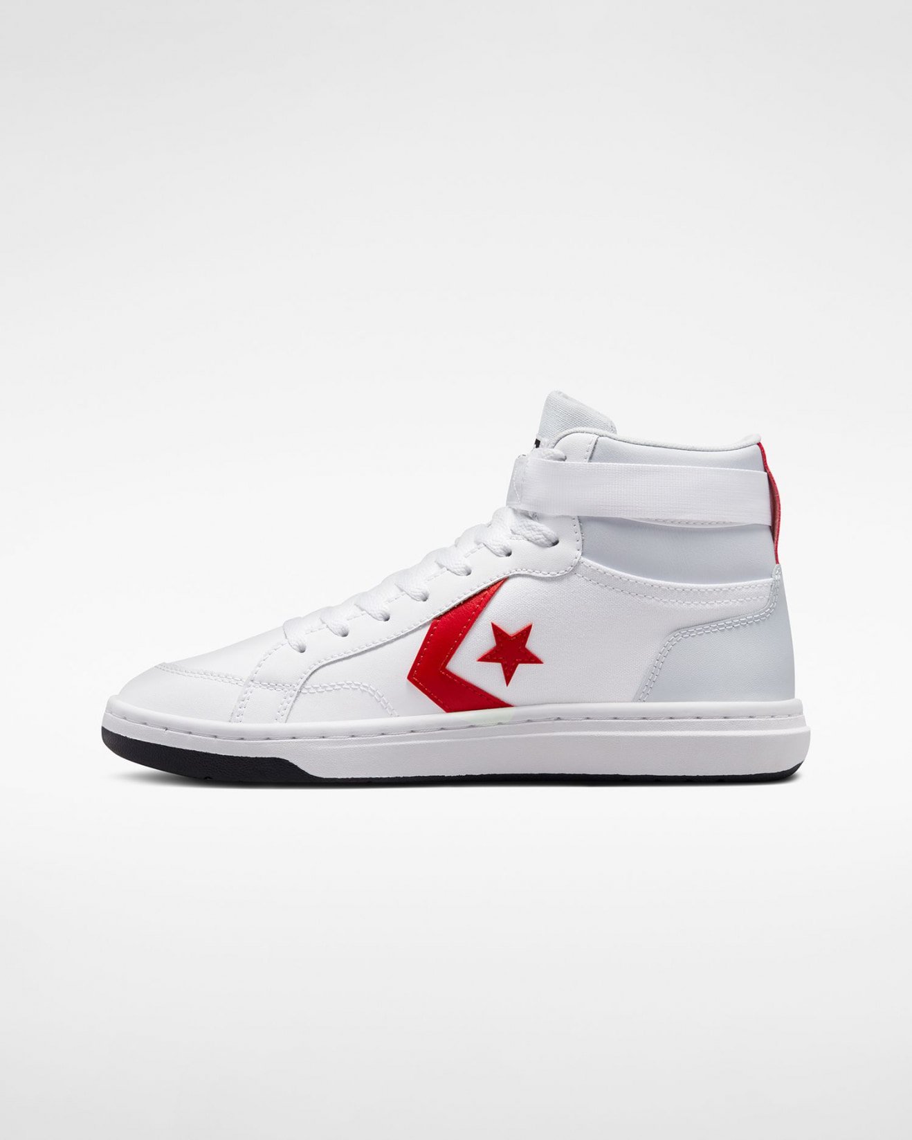CONVERSE PRO BLAZE V2 MID WHITE RED - Mens-Footwear : Morrisseys ...