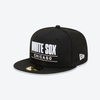 NEW ERA STACKED WHITE SOX FITTED 59FIFTY